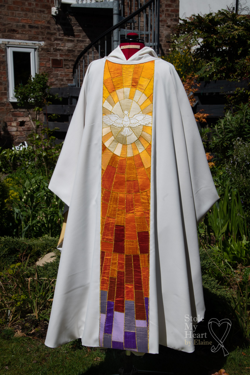 Dove and Candle Chasuable